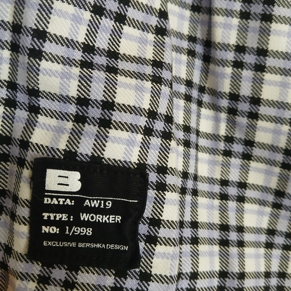 Bershka Plaid A-Line Mini Skirt Pleated Preppy Academia Granola Festival Party - Picture 4 of 10